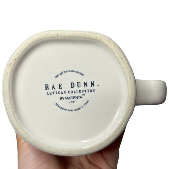 Rae Dunn Bunny Love Coffee Mug Off White Easter Bunny Cup - Picture 5 of 6